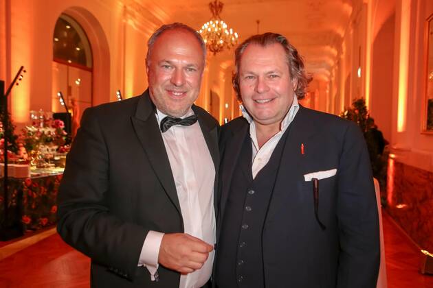 23.04.2022, Wiener Hofburg, ROMY - Film- u. TV-Preis, Gala-Verleihung des Fernseh-Preises von ORF u. KURIER im Bild: Richard Grasl, Martin Gastinger, ROMY - Film- u. TV-Preis