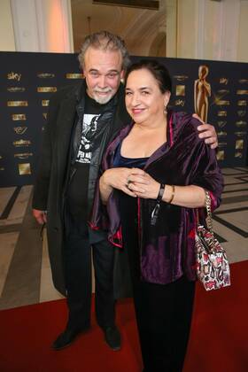 23.04.2022, Wiener Hofburg, ROMY - Film- u. TV-Preis, Gala-Verleihung des Fernseh-Preises von ORF u. KURIER im Bild: Maria Happel, Dirk Nocker, ROMY - Film- u. TV-Preis
