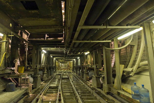 AlpTransit Gotthard, new trans-Alpine railway, construction of Faido, Switzerland gm 3002_11_W481825