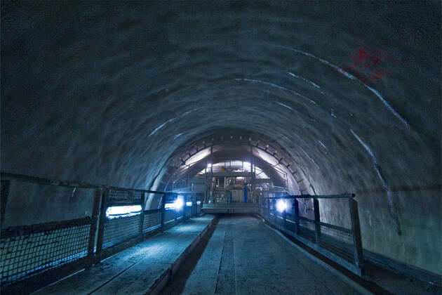 AlpTransit Gotthard, new trans-Alpine railway, construction of Faido, Switzerland gm 3002_11_W481827