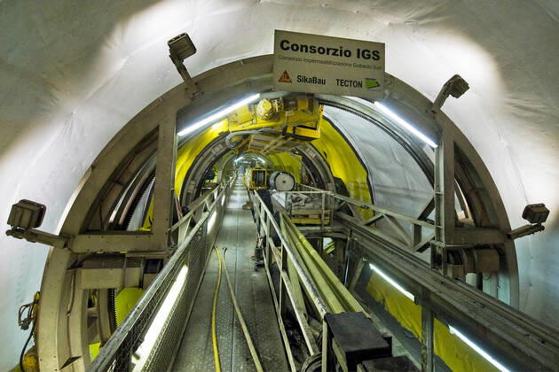 AlpTransit Gotthard, new trans-Alpine railway, construction of Faido, Switzerland gm 3002_11_W481829