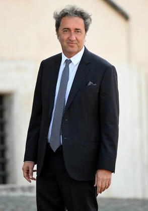 May 2, 2022, Rome, Italy: Italian film director Paolo Sorrentino arrives to the presentation of the David di Donatello Award 2022 at the Quirinale Palace in Rome, Italy, 02 May 2022. The David di Donatello award is a film prize presented annually to honor the best of Italian and foreign motion picture productions.ANSA ETTORE FERRARI Rome Italy - ZUMAa110 20220502_zaf_a110_006 Copyright: xEttorexFerrarix
