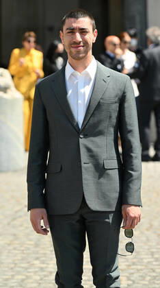 May 2, 2022, ROME: Italian actor Eduardo Scarpetta leaves after the presentation of the David di Donatello Award 2022 at the Quirinale Palace in Rome, Italy, 02 May 2022. The David di Donatello award is a film prize presented annually to honor the best of Italian and foreign motion picture productions.ANSA ETTORE FERRARI ROME - ZUMAa110 20220502_zaf_a110_045 Copyright: xEttorexFerrarix