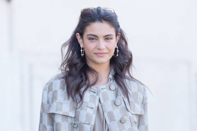 Italy: Nominees for David di Donatello 2022 Awards in Rome Italian actress Aurora Giovinazzo in front of entrance to Quirinal Palace in Rome for presentation ceremony of nominations for David di Donatello 2022 awards Rome Italy Copyright: MatteoxNardone