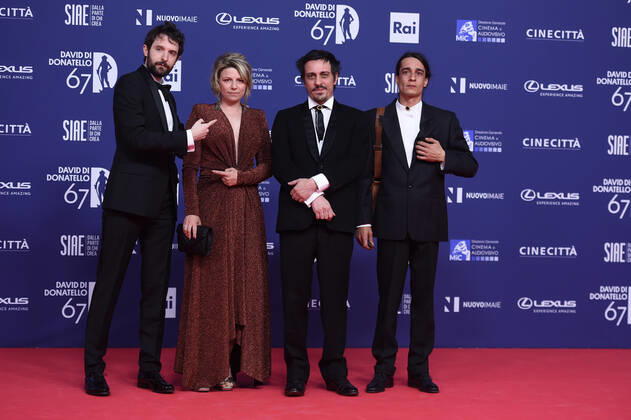 Verleihung des David di Donatello-Preises 2022 in Rom 67th David Di Donatello red carpet The Verdena attends the 67th David Di Donatello red carpet on May 03, 2022 in Rome, Italy Massimo Insabato Copyright: xMassimoxInsabatox