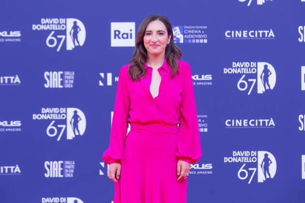 Verleihung des David di Donatello-Preises 2022 in Rom Italy: Red Carpet of David di Donatello 2022 Awards ceremony Anna Ferraioli Ravel attends the red carpet of David di Donatello 2022 awards ceremony in Rome Rome Italy Copyright: MatteoxNardone