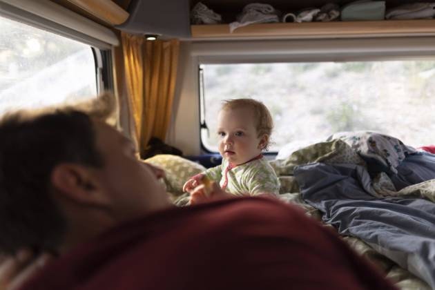 Thema: Camping, Wohnwagen Seget Vranjica Kroatien