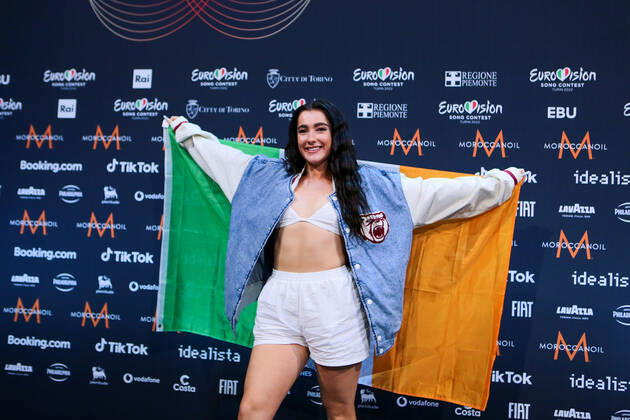 Brooke (That s rich) Ireland during the Eurovision Song Contest 2022, artists press conference, on 05 May 2022, at Pala Alpitour in Turin, Italy. Photo Nderim KACELI