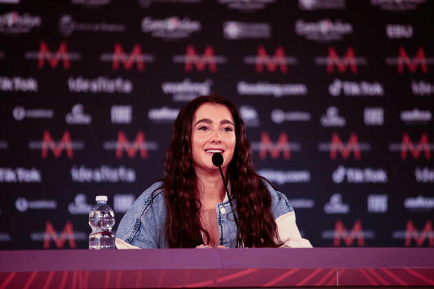 Brooke (That s rich) Ireland during the Eurovision Song Contest 2022, artists press conference, on 05 May 2022, at Pala Alpitour in Turin, Italy. Photo Nderim KACELI