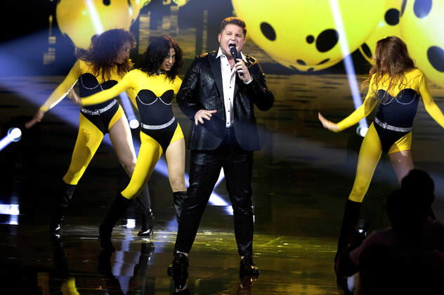 Bilder des Jahres 2022, Entertainment 05 Mai Entertainment Themen der Woche KW18 Entertainment Bilder des Tages Harry Laffontien im Finale der 19. Staffel der RTL-Castingshow Deutschland sucht den Superstar DSDS 2022 in den MMC Studios. Köln, 07.05.2022
