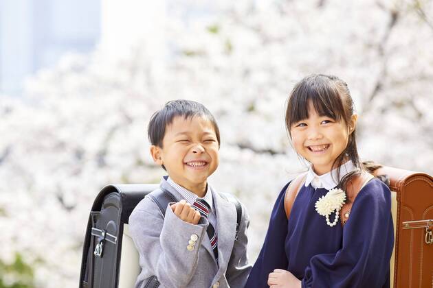 IMAGO Creative: Gesellschaft, Schule, Schulanfang Japanese Elementary School Students AFLO174601673  , 174601673.jpg, ,model released, Symbolfoto
