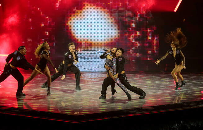 Eurovision Song Contest 2022 Chanel (SloMo) Spain during the Eurvision Song Contest 2022, Grand Final Rehearsals on May 13, 2022 at Pala Olimpico in Turin, Italy. Turin Italy Copyright: xNderimxKacelix originalFilename: livemedia-eurovisi220513_np4cF