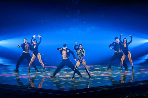 Eurovision Song Contest 2022 Chanel (SloMo) Spain during the Eurvision Song Contest 2022, Grand Final Rehearsals on May 13, 2022 at Pala Olimpico in Turin, Italy. Turin Italy Copyright: xNderimxKacelix originalFilename: livemedia-eurovisi220513_npIlo