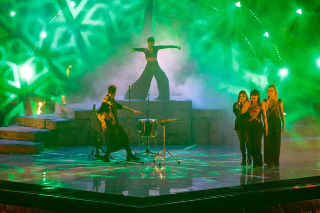Eurovision Song Contest 2022 Alvan & Ahez (Fulenn) France during the Eurvision Song Contest 2022, Grand Final Rehearsals on May 13, 2022 at Pala Olimpico in Turin, Italy. Turin Italy Copyright: xNderimxKacelix originalFilename: livemedia-eurovisi220513_np5OW