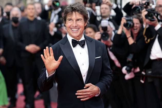 Bilder des Jahres 2022, Entertainment 05 Mai Entertainment Themen der Woche KW20 Entertainment Bilder des Tages Tom Cruise bei der Premiere des Kinofilms Top Gun: Maverick auf dem Festival de Cannes 2022 75. Internationale Filmfestspiele von Cannes im Palais des Festivals. Cannes, 18.05.2022