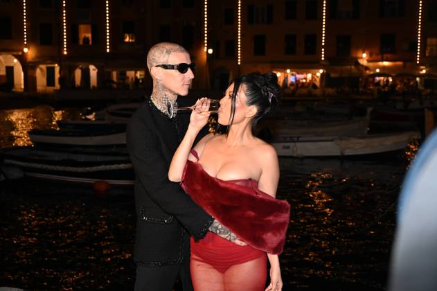 Bilder des Jahres 2022, Entertainment 05 Mai Entertainment Themen der Woche KW20 Portofino, Kim, Kourtney and Khloe Kardashian out for dinner before Kim s wedding to Travis Barker  Copyright: xFabioxPiumettix xipa-agency.netx xx