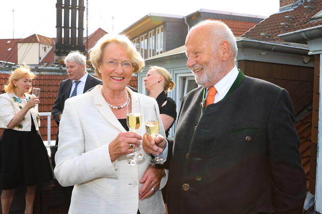 Hannover, Leibniz Ring Verleihung an Brigadegeneral Jens Alt, Eske Nannen, Jürgen Köster,