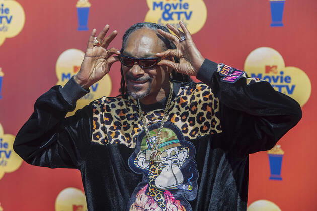 Entertainment Themen der Woche KW22 Entertainment Bilder des Tages June 5, 2022, Santa Monica, California, USA: Snoop Dogg at the red carpet of the MTV Movie & TV Awards held on Sunday June 5, 2022 at The Barker Hangar in Santa Monica, California. PI Santa Monica USA - ZUMAp124 20220605_zaa_p124_060 Copyright: xARIANAxRUIZx