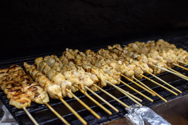 Greece: Popular street food Souvlaki prices soar under inflation A cook prepares the traditional street food Souvlaki in a restaurant. The price of Greece s most popular street food soar, as inflation has increased to around 10.7 percent in May from 10.2 percent in April, reaching its highest level in 28 years. Athens Greece Copyright: DimitrisxAspiotis