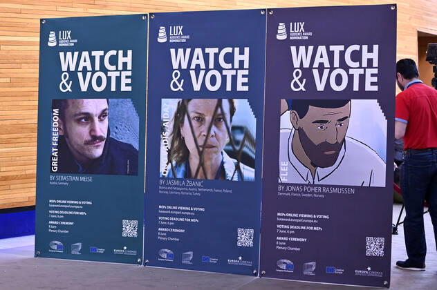 Verleihung des Lux Publikumspreises 2022 im Plenarsaal des Europäischen Parlaments. Straßburg, 08.06.2022