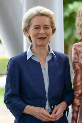 Ursula Von der Leyen at MAXXI in Rome for the New European Bauhaus Ursula von der Leyen, President of the European Commission during the News Ursula Von der Leyen at MAXXI in Rome for the New European Bauhaus on June 09, 2022 at the MAXXI Museum in Rome, Italy Rome Italy Copyright: xGloriaxImbrognox originalFilename: livemedia-ursulavo220609_np0fZ