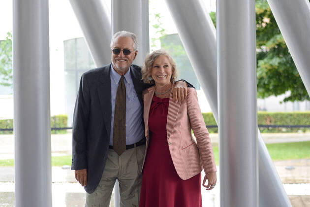Ursula Von der Leyen at MAXXI in Rome for the New European Bauhaus Giovanna Melandri with husband Marco Morielli during the News Ursula Von der Leyen at MAXXI in Rome for the New European Bauhaus on June 09, 2022 at the MAXXI Museum in Rome, Italy Rome Italy Copyright: xGloriaxImbrognox originalFilename: livemedia-ursulavo220609_np6LK