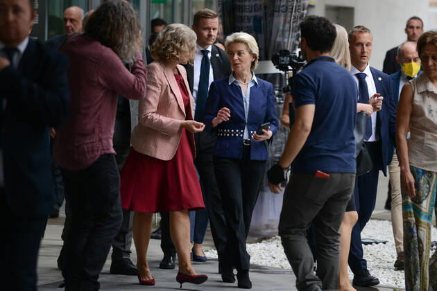 Ursula Von der Leyen at MAXXI in Rome for the New European Bauhaus Ursula von der Leyen, President of the European Commission during the News Ursula Von der Leyen at MAXXI in Rome for the New European Bauhaus on June 09, 2022 at the MAXXI Museum in Rome, Italy Rome Italy Copyright: xGloriaxImbrognox originalFilename: livemedia-ursulavo220609_npoib