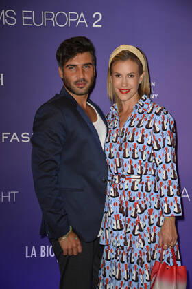 Wolke Hegenbarth mit Partner Oliver Vaid Fashion2Night auf der MS EUROPA 2 Schiff Hamburg 10. Juni 2022