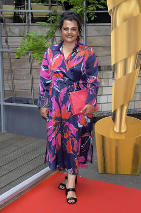 Sara Fazilat beim Nominiertenabend zum Deutschen Filmpreis 2022 im BITE by Ritter Richard. Berlin, 11.06.2022