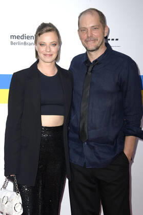Saskia Rosendahl und Godehard Giese beim Nominiertenabend zum Deutschen Filmpreis 2022 im BITE by Ritter Richard. Berlin, 11.06.2022