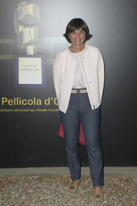 June 14, 2022, Rome, Italy: Debora Serracchiani attends the red carpet of La pellicola d oro 2022 event at Casa del Cinema. Rome Italy - ZUMAs197 20220614_zaa_s197_285 Copyright: xMarioxCartellix