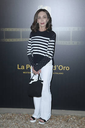 June 14, 2022, Rome, Italy: Maria Rosaria Omaggio attends the red carpet of La pellicola d oro 2022 event at Casa del Cinema. Rome Italy - ZUMAs197 20220614_zaa_s197_313 Copyright: xMarioxCartellix