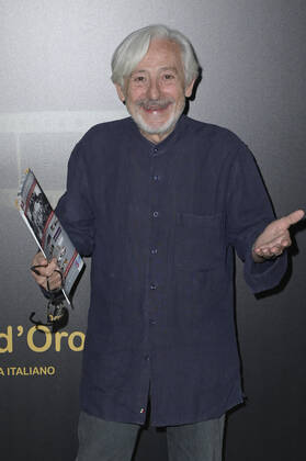 June 14, 2022, Rome, Italy: Leo Gullotta attends the red carpet of La pellicola d oro 2022 event at Casa del Cinema. Rome Italy - ZUMAs197 20220614_zaa_s197_315 Copyright: xMarioxCartellix