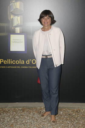 June 14, 2022, Rome, Italy: Debora Serracchiani attends the red carpet of La pellicola d oro 2022 event at Casa del Cinema. Rome Italy - ZUMAs197 20220614_zaa_s197_324 Copyright: xMarioxCartellix