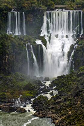 Iguacu Wasserfälle, Detailansicht, die größten Wasserfälle der Erde, Foz do Iguaçu, Brasilien, Südamerika Copyright: imageBROKER/IngoxSchulz ibxisb08327471