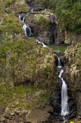 Iguacu Wasserfälle, Detailansicht, die größten Wasserfälle der Erde, Foz do Iguaçu, Brasilien, Südamerika Copyright: imageBROKER/IngoxSchulz ibxisb08327472