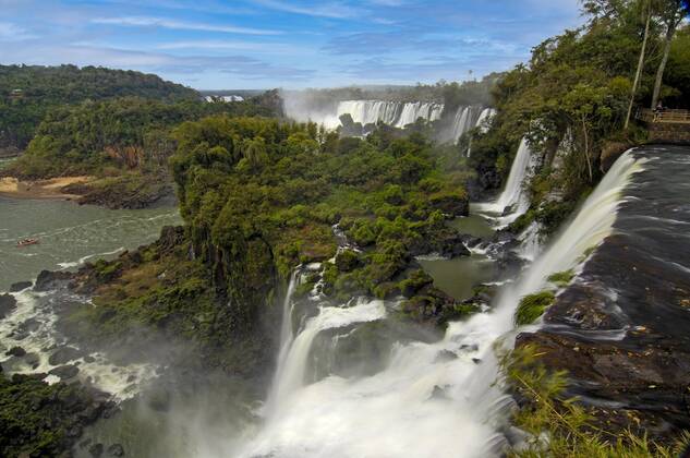 Iguacu Wasserfälle, Detailansicht, die größten Wasserfälle der Erde, Foz do Iguaçu, Brasilien, Südamerika Copyright: imageBROKER/IngoxSchulz ibxisb08327473