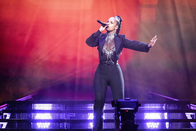 Bilder des Jahres 2022, Entertainment 06 Juni Entertainment Themen der Woche KW24 Alicia Keys Oslo, Norway. 27th, June 2022. The American R&B singer, songwriter and musician Alicia Keys performs a live concert at Oslo Spektrum in Oslo. Oslo Norway Oslo Spektrum  Copyright: xGonzalesxPhoto TerjexDokkenx
