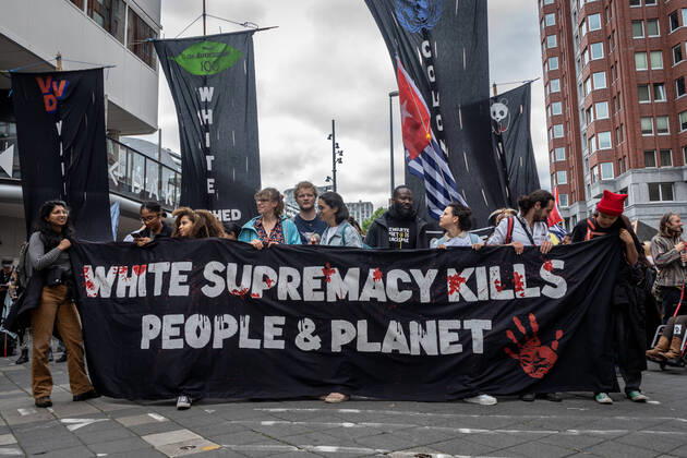 Bilder des Jahres 2022, News 06 Juni News Bilder des Tages Climate March In Rotterdam Climate protesters marching through the city of Rotterdam, Netherlands, on June 19, 2022. Rotterdam Netherlands  Copyright: xOscarxBrakx originalFilename: brak-notitle220619_npEl7.jpg
