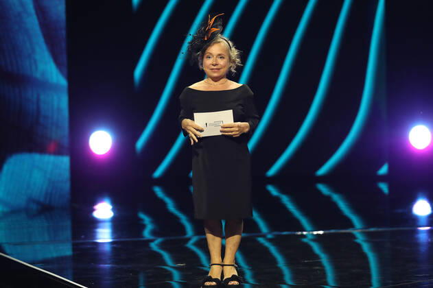 Deutscher Filmpreis 2022 Laudatorin BESUCHERSTÄRKSTER FILM ChrisTine Urspruch bei der Verleihung der Lola - Deutscher Filmpreis 2022 im Palais am Funkturm in Berlin 24.06.2022 Copyright: xEventpressx