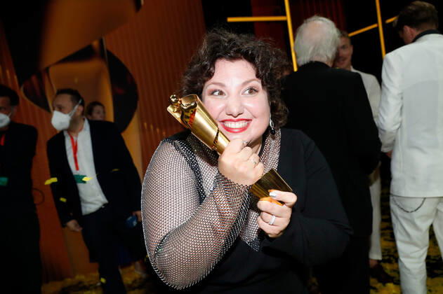 Deutscher Filmpreis 2022 Meltem Kaptan auf der Party bei der Verleihung der Lola - Deutscher Filmpreis 2021 im Palais am Funkturm in der Messe Berlin. Copyright: xEventpressxGolejewskix