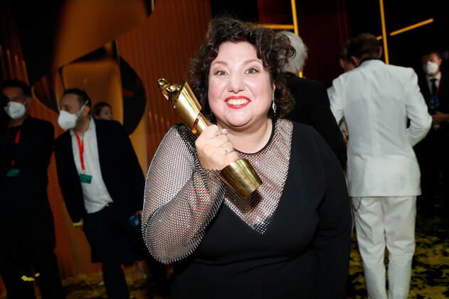Deutscher Filmpreis 2022 Meltem Kaptan auf der Party bei der Verleihung der Lola - Deutscher Filmpreis 2021 im Palais am Funkturm in der Messe Berlin. Copyright: xEventpressxGolejewskix