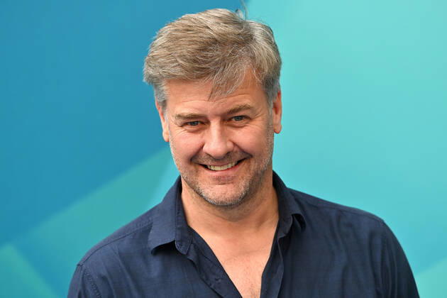 Marcus MITTERMEIER (Schauspieler) Einzelbild,angeschnittenes Einzelmotiv,Portraet,Portrait,Porträt. ZDF Empfang Get Together in H ugo s Bar anlaesslich Filmfest Muenchen am 28.06.2022
