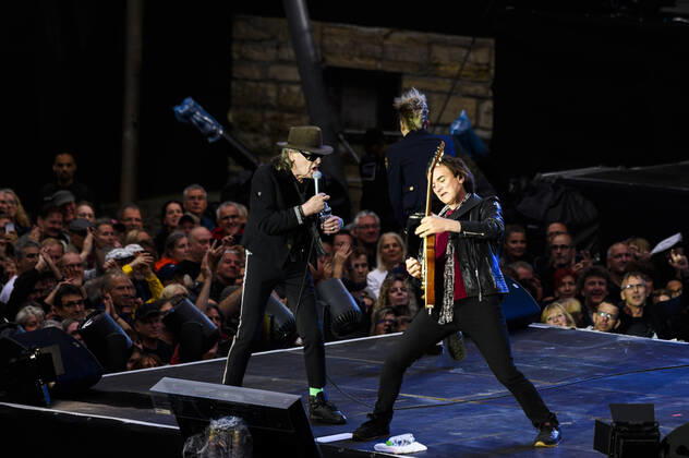 Bilder des Jahres 2022, Entertainment 07 Juli Entertainment Themen der Woche KW26 Entertainment Bilder des Tages Konzert von Udo Lindenberg in der Berliner Waldbühne Udo Lindenberg gab am 01.07.2022 ein Konzert in der Berliner Waldbühne. Im Laufe seiner Tour Udopium Live 2022 ist Udo Lindenberg zwei Tage hintereinander in der Waldbühne, beide Konzerte sind restlos ausverkauft., Berlin Berlin Deutschland Westend