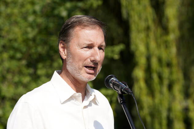 Andreas Knieriem bei der Verleihung des Artenschutzpreises 2022 im Zoo Berlin. Berlin, 05.07.2022