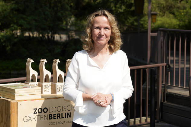 Steffi Lemke bei der Verleihung des Artenschutzpreises 2022 im Zoo Berlin. Berlin, 05.07.2022