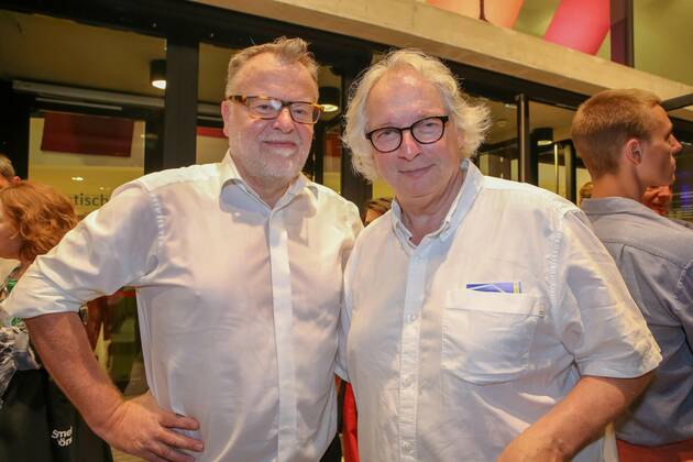 30.06.2022, Grafenegg NÖ, Österreichischer Filmpreis 2022, Verleihungsgala d. Akademie des Österreichischen Films im Bild: Stefan Ruzowitzky, Danny Krausz -Dor Film, Österreichischer Filmpreis 2022
