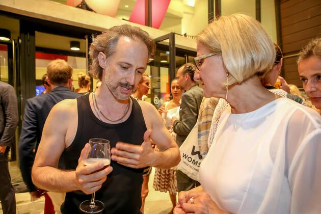 30.06.2022, Grafenegg NÖ, Österreichischer Filmpreis 2022, Verleihungsgala d. Akademie des Österreichischen Films im Bild: Michael Ostrowski, Landeshauptfrau Johanna Mikl-Leitner, Österreichischer Filmpreis 2022