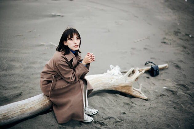 IMAGO Creative: Ende des Sommers Japanese woman portrait AFLO183585352  , 183585352.jpg, ,model released, Symbolfoto