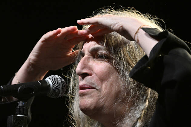 American singer and musician Patti Smith performs during her concert in Prague, Czech Republic, on July 19, 2022. (CTKxPhoto MichalxKamaryt) CTKPhotoP2022071907986  kmt